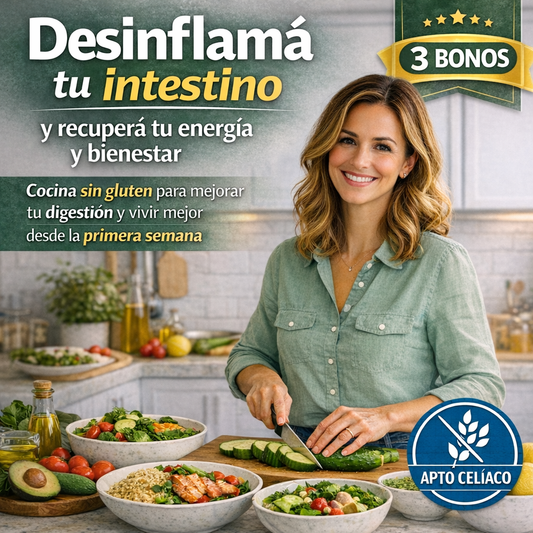 Desinflama tu Intestino y Recupera tu Energía + 3 Bonos (Incluye Bono de Emprendimiento)